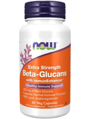 BETA-GLUCANS w IMMUNENHANCER E/STRENGTH 60 CAPS NOW