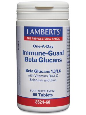 IMMUNE-GUARD BETA GLUCANS 60 TABLETS LAM