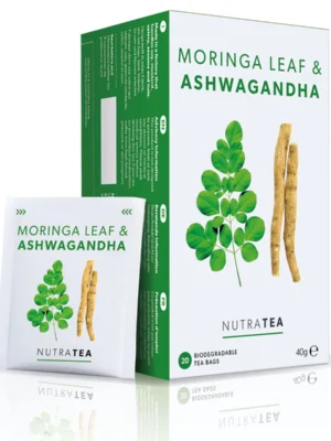 NUTRA TEA MORINGA LEAF & ASHWAGANDHA TEA 20 BAGS