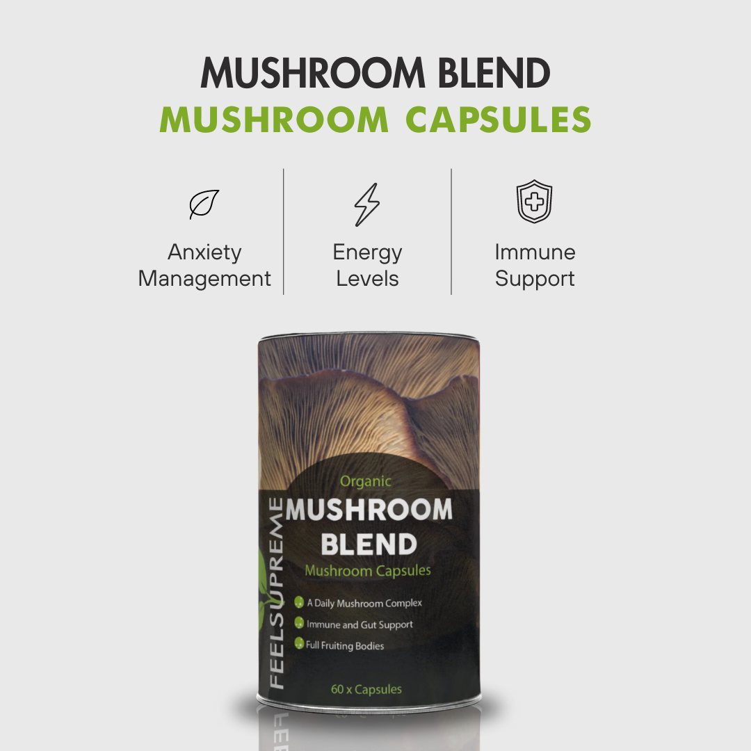 ORGANIC MUSHROOM BLEND 60 CAPSULES F/SUPREME - Image 2