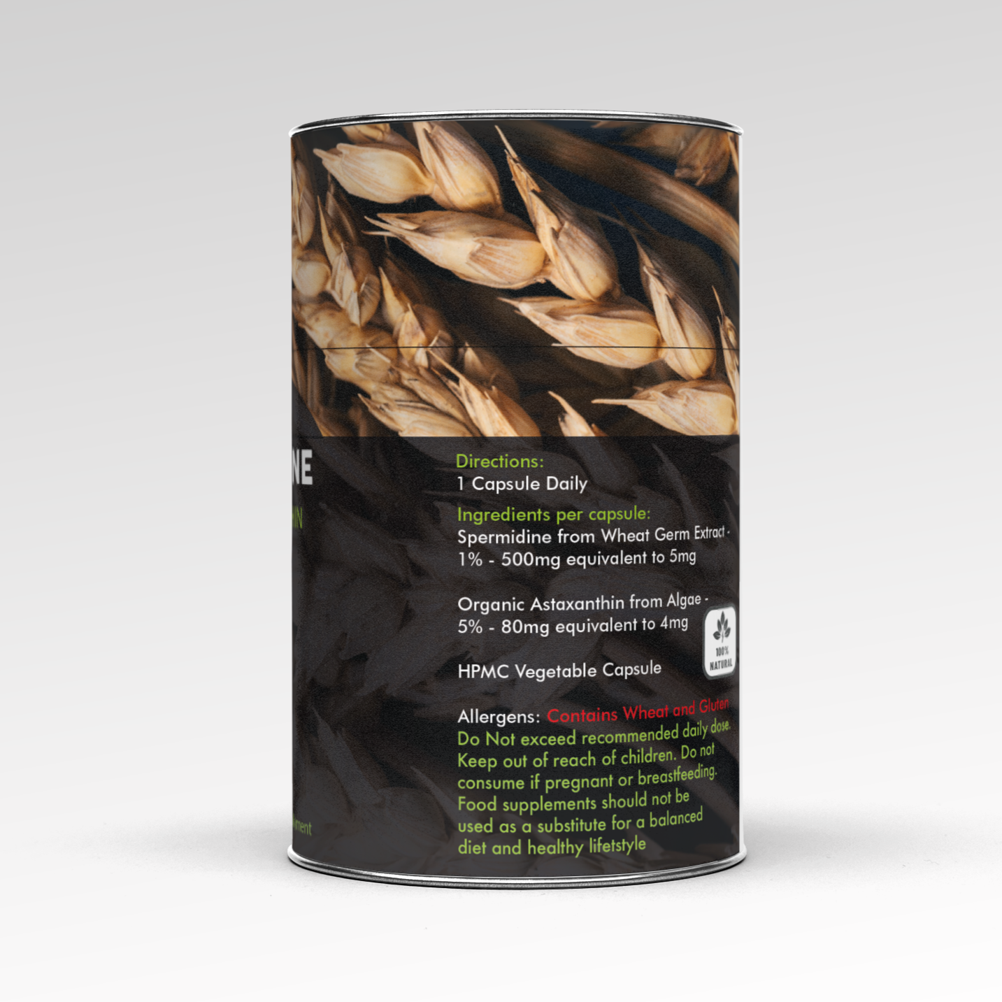 SPERMIDINE with ASTAXANTHIN 60CAPSULES F/SUPREME - Image 3