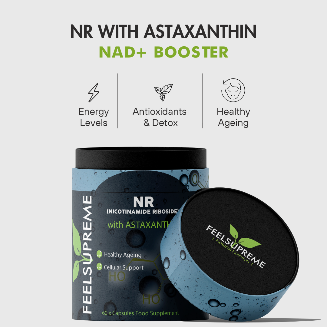 NR ( NICOTINAMIDE RIBOSIDE) with ASTAXANTHIN, 60 CAPSULES F/SUPREME - Image 2