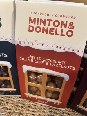 WHITE CHOCOLATE IRISH COFFEE HAZELNUTS 180g M&D