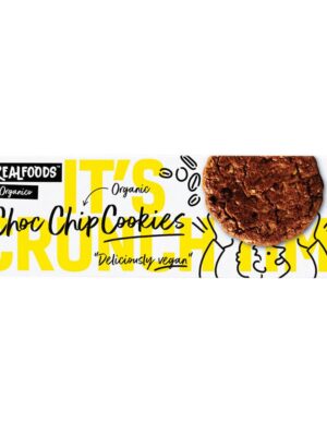 ORGANIC CHOC CHIP COOKIES 110g REALFOODS