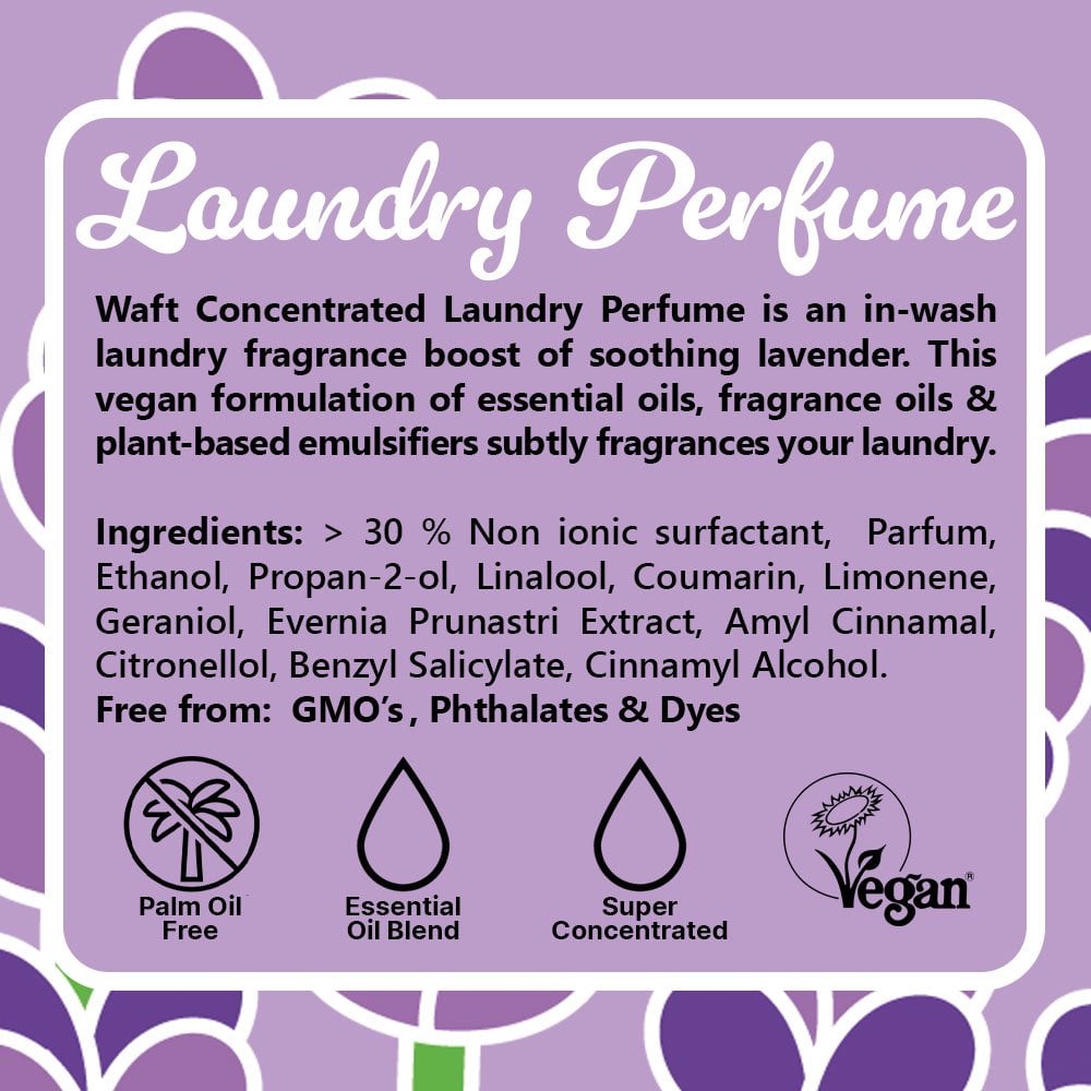 LAVENDER LAUNDRY PERFUME 50ml WAFT - Image 2