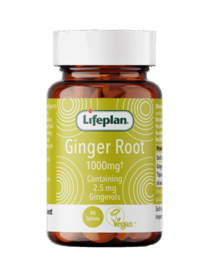 GINGER ROOT 1000mg 60 VEGAN CAPSULES L/PLAN