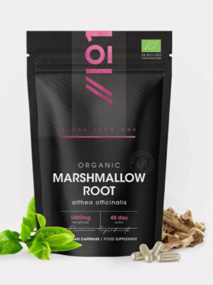 ORGANIC MARSHMALLOW ROOT 90 VEGAN CAPSULES AZO