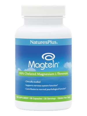 NATURES PLUS MAGTEIN CHELATED MAGNESIUM 90 CAPSULES