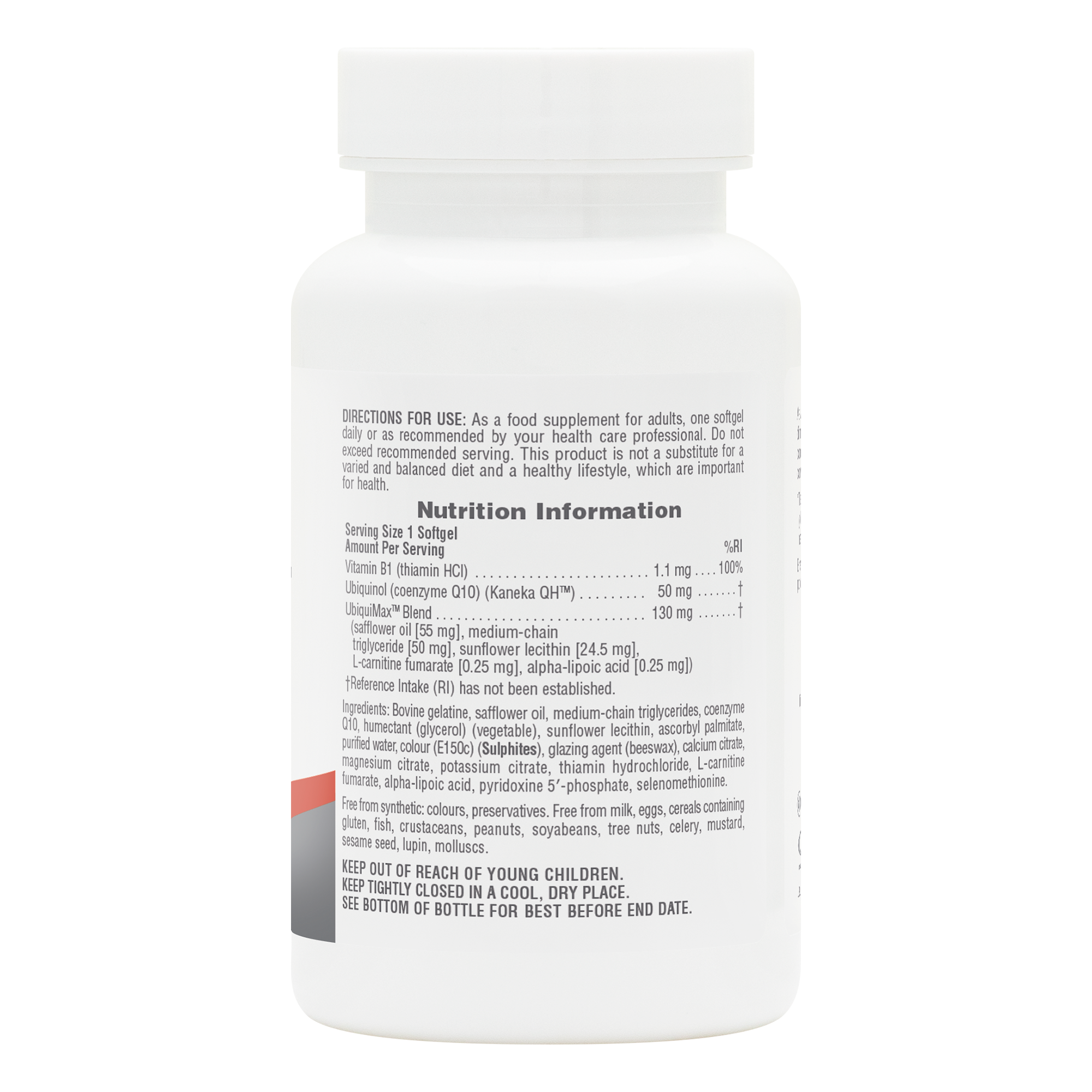 NATURES PLUS BEYOND COQ10 50mg UBIQUINOL 60 SOFTGELS - Image 2