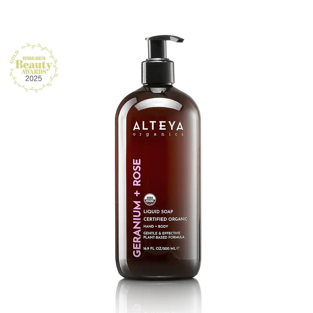 ALTEYA ORG GERANIUM & ROSE LIQUID SOAP 500 ml