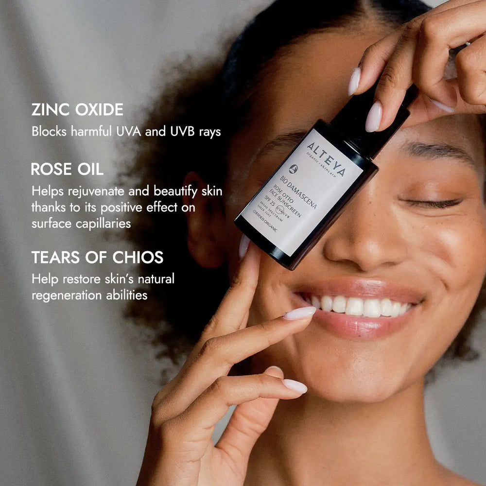 ALTEYA ORGANIC ROSE OTTO FACE SUNSCREEN SPF25 - Image 3