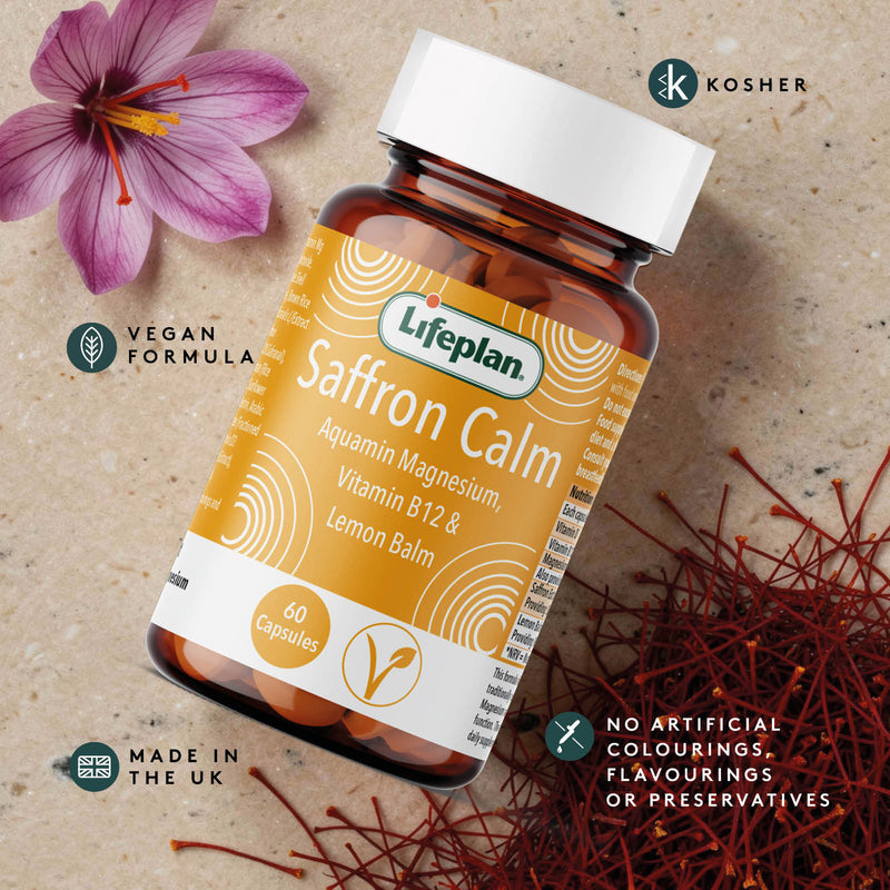 LIFEPLAN SAFFRON CALM 60 CAPSULES - Image 3