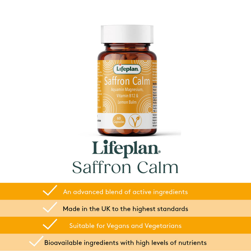 LIFEPLAN SAFFRON CALM 60 CAPSULES - Image 5