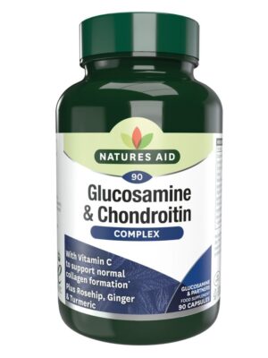 NATURES AID GLUCOSAMINE & CHONDROITIN COMPLEX 90 CAPSULES