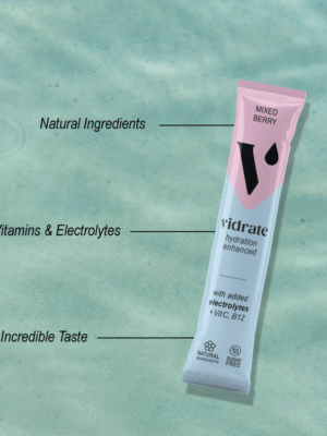 VIDRATE HYDRATION ENHANCED MIXED BERRY 10 SACHETS