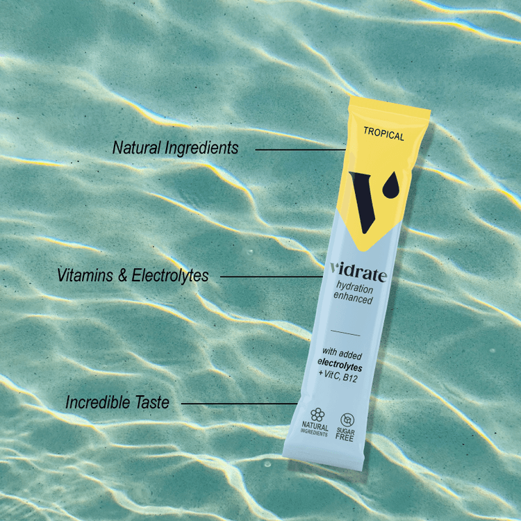VIDRATE HYDRATION ENHANCED TROPICAL 10 SACHETS