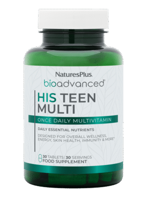 NATURES PLUS HIS TEEN MULTI 30 TABLETS