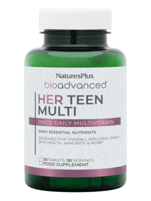 NATURES PLUS BIO ADVANCED HER TEEN MULTI 30 TABLETS