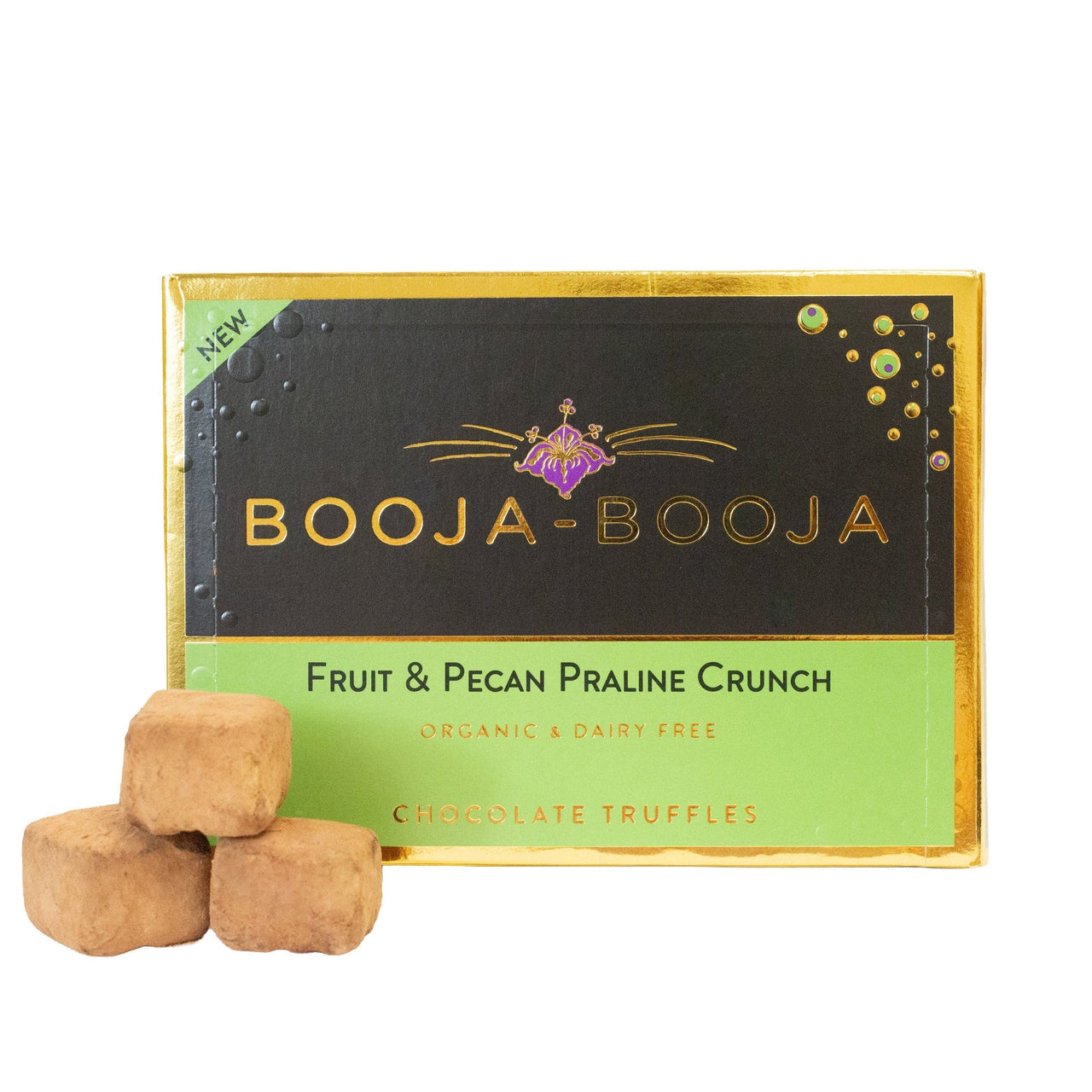 FRUIT & PECAN PRALINE CRUNCH 8 TRUFFLE PACK BOOJA