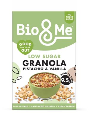 BIO & ME PISTACHIO AND VANILLA LOW SUGAR GRANOLA 360g