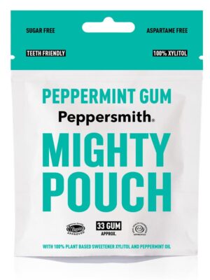 PEPPERMINT GUM PEPPERSMITH MIGHTY POUCH 50g