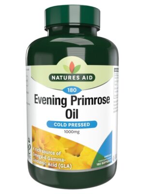 EVENING PRIMROSE OIL 1000mg 180 SOFT-GELS N/AID